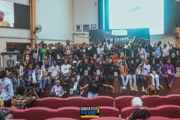 Group photograph of energized community members